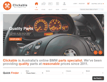 Tablet Screenshot of clickableautomotive.com.au